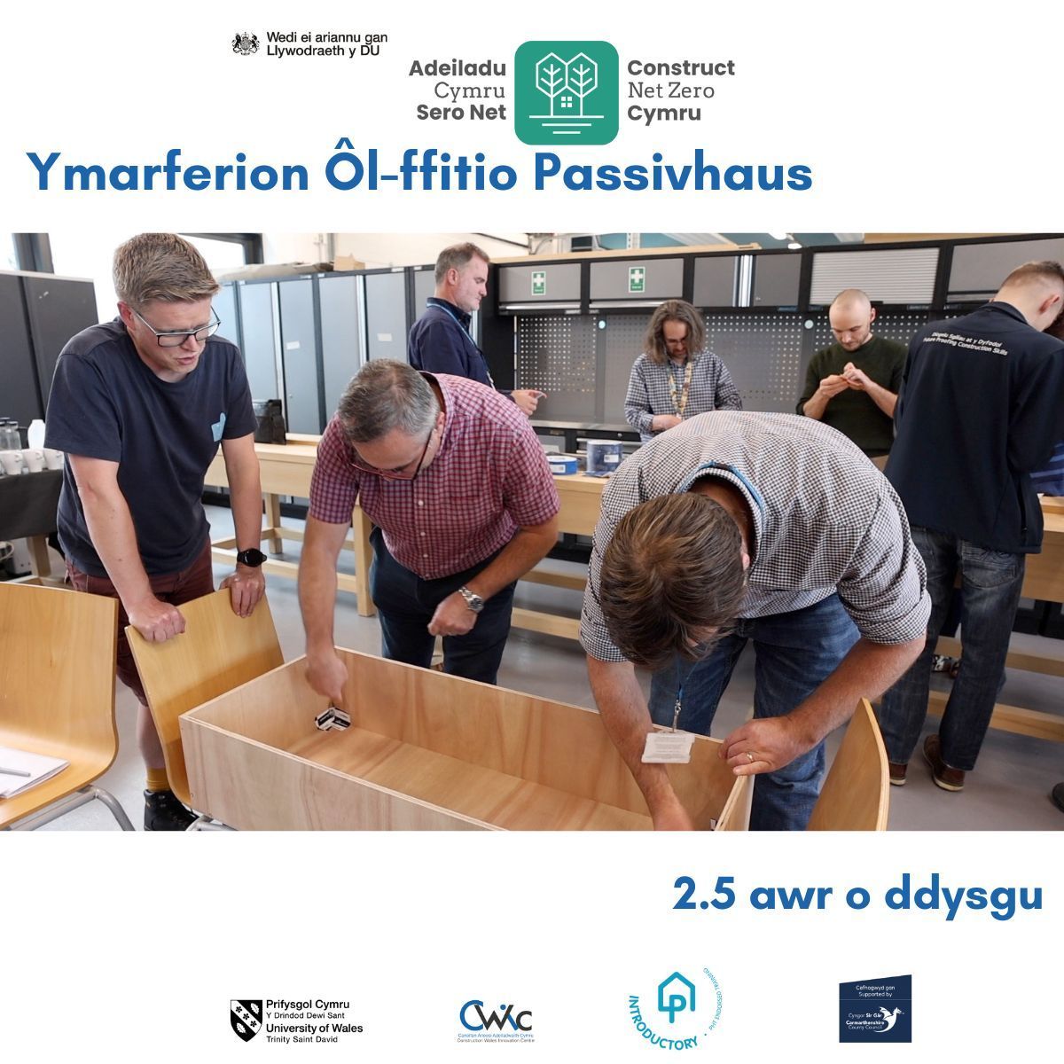 🌟Yn dymuno gwybod am ffenestri/ddrysau ac aerglosrwydd mewn byd o ôl-osod? 

🌟Edrychwch ar ein sesiynau byr Ôl-Osod Ymarferol Passivhaus, sy'n rhad ac am ddim ac yn para dim ond 2.5 awr yr un. 

cwic.wales/cy/enhanced-re…