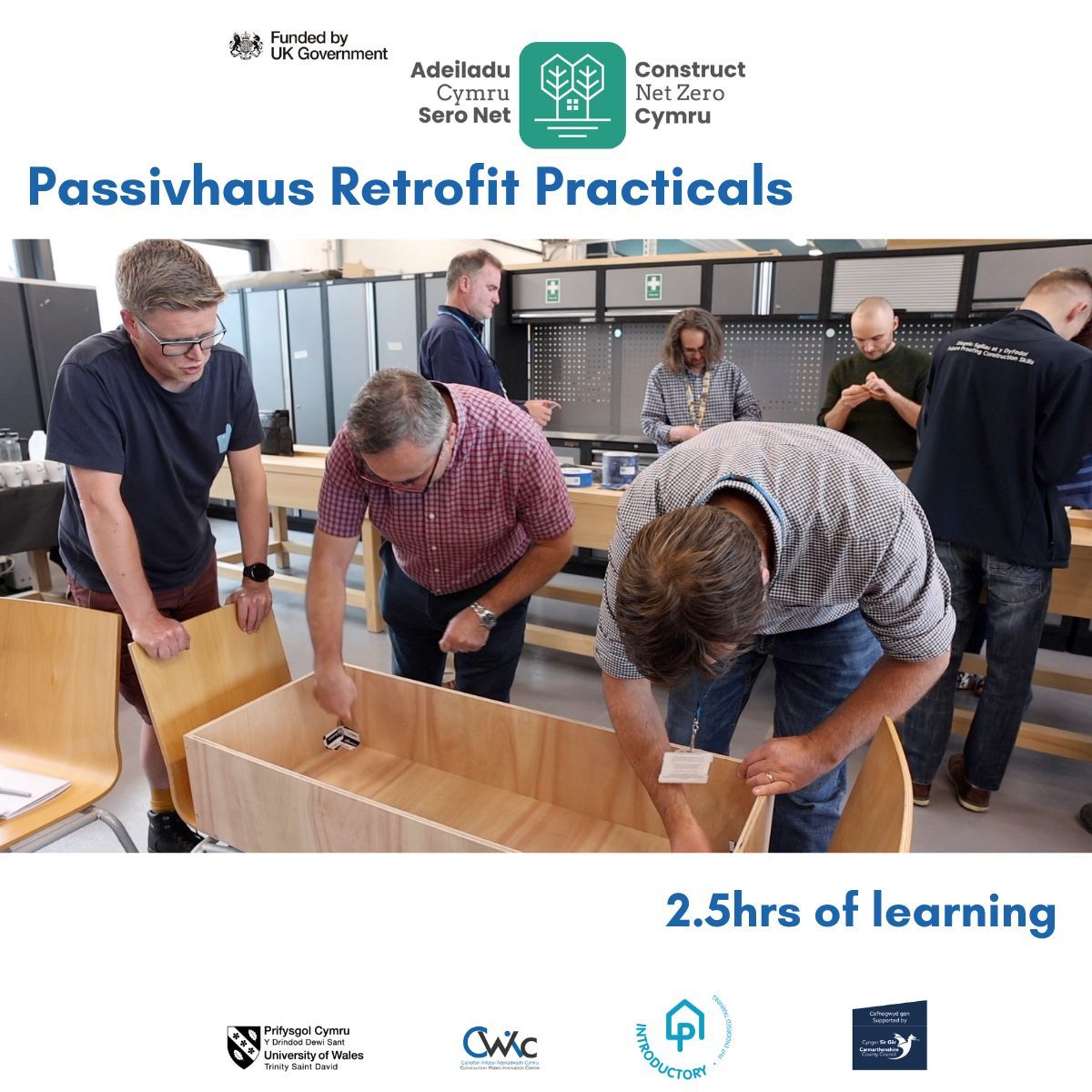 🌟Need to know about windows/ doors and airtightness in a world of retrofit? 

🌟Check out our bite-size free Passivhaus Retrofit Practicals of just 2.5hrs learning per session. 

Book your place today on our fully-funded courses via: cwic.wales/enhanced-retro…

#RenewableEnergy