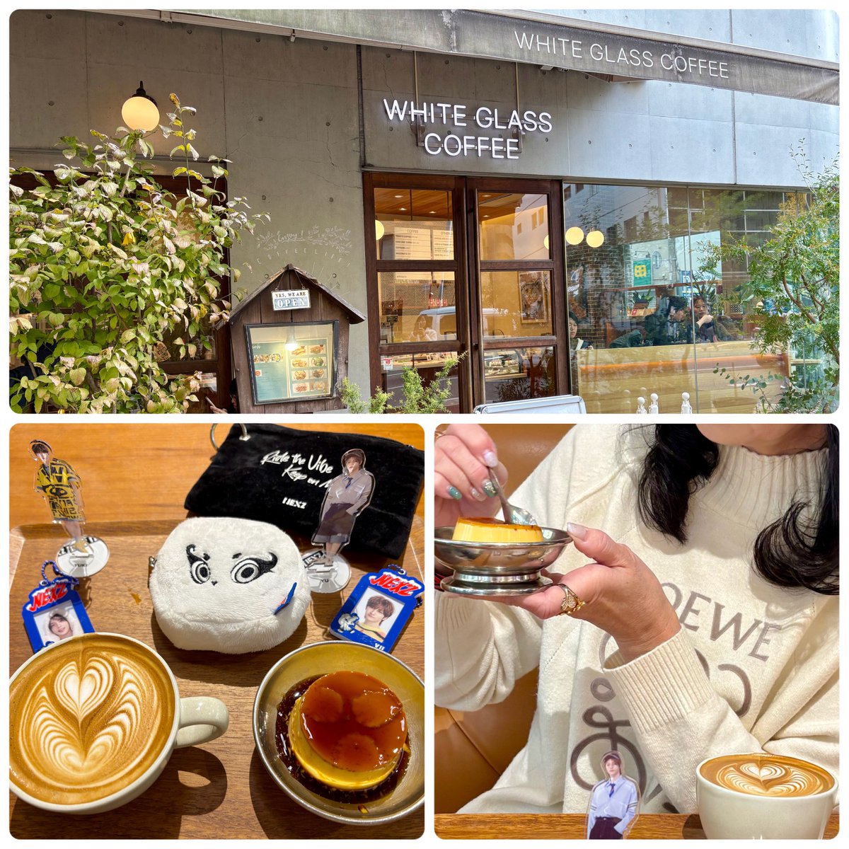 secchiee1's tweet photo. 聖地巡礼in福岡~12/16~
＊モヤが食べてたプリンを同じ席で@WHITE GLASS COFFEE
＊Photoism@キャナルシティ
   (福岡を記念してユウと❤️ポーズ失敗🫣)
＊ラーメン@ひるとよる
＊梅ヶ枝餅や筑紫餅etc購入@福岡空港
#NEXZ #福岡 #聖地巡礼
ミューバンの感想はまた後ほど☺️ https://t.co/Ow8r0K4hQ2