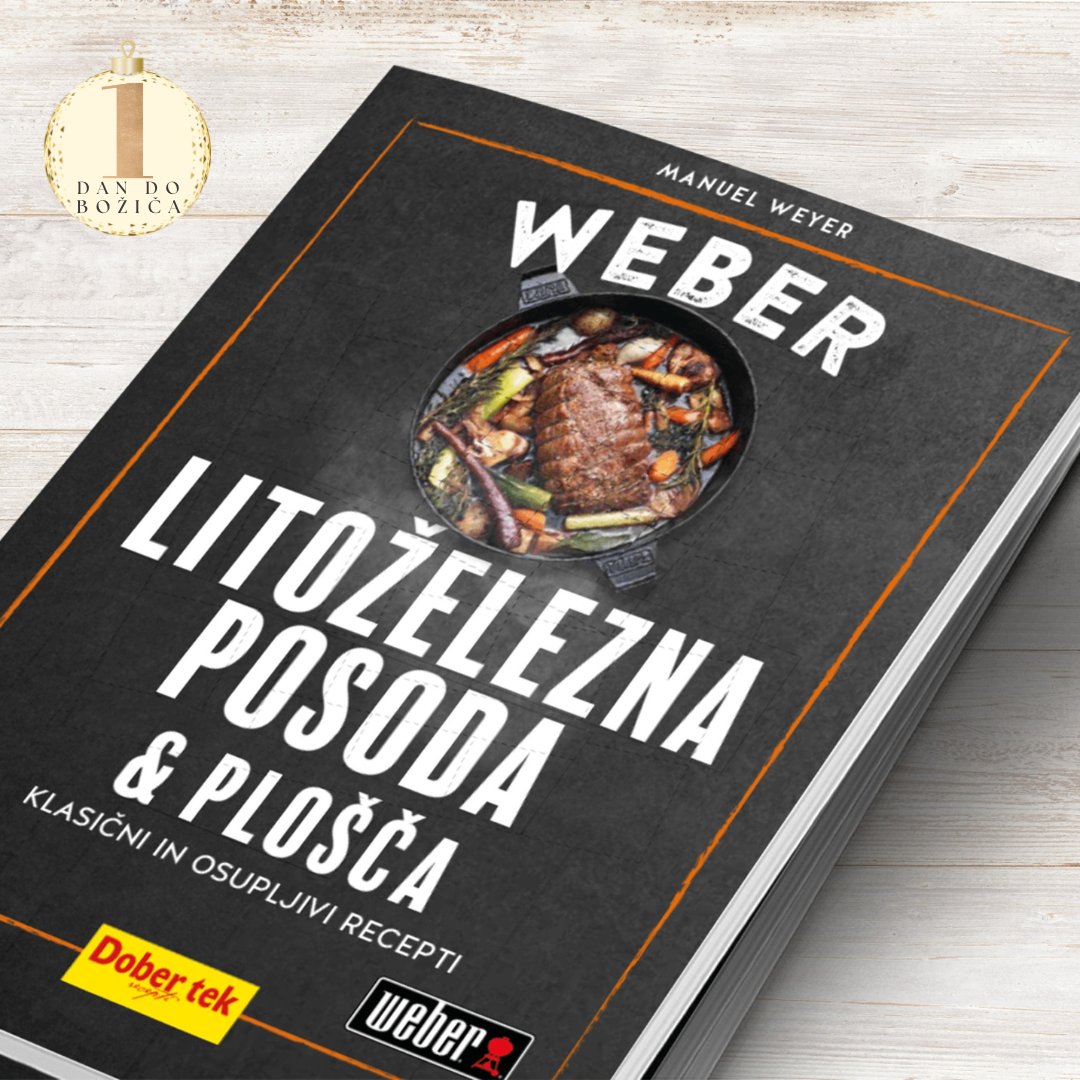 24. december – Dvigniti svoje kulinarične veščine na novo raven in poskrbeti za nepozabne obroke. Knjiga Weber: Litoželezna posoda in plošča 🧑‍🍳️ je odlična rešitev za vse, ki želite leto 2025 začeti z okusnimi in ustvarjalnimi kulinaričnimi izzivi!
galarna.si/weber-litozele…