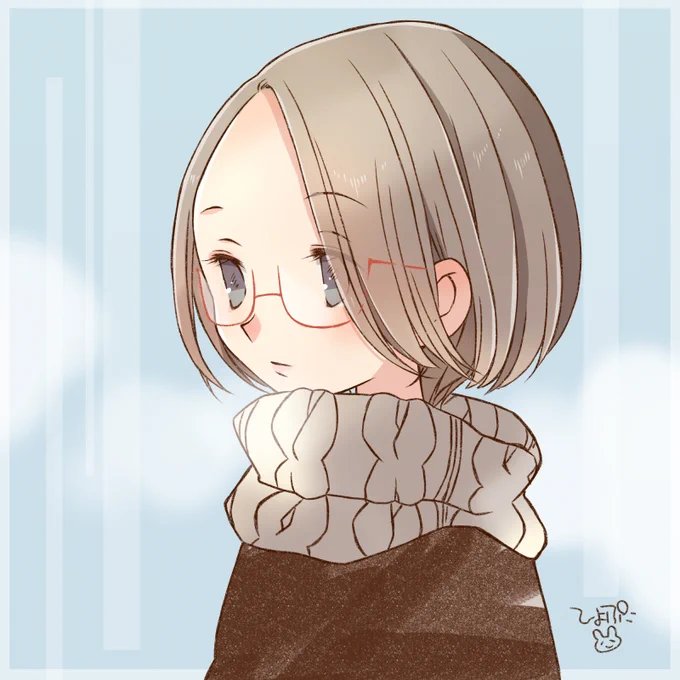 おでこ眼鏡ちゃん 