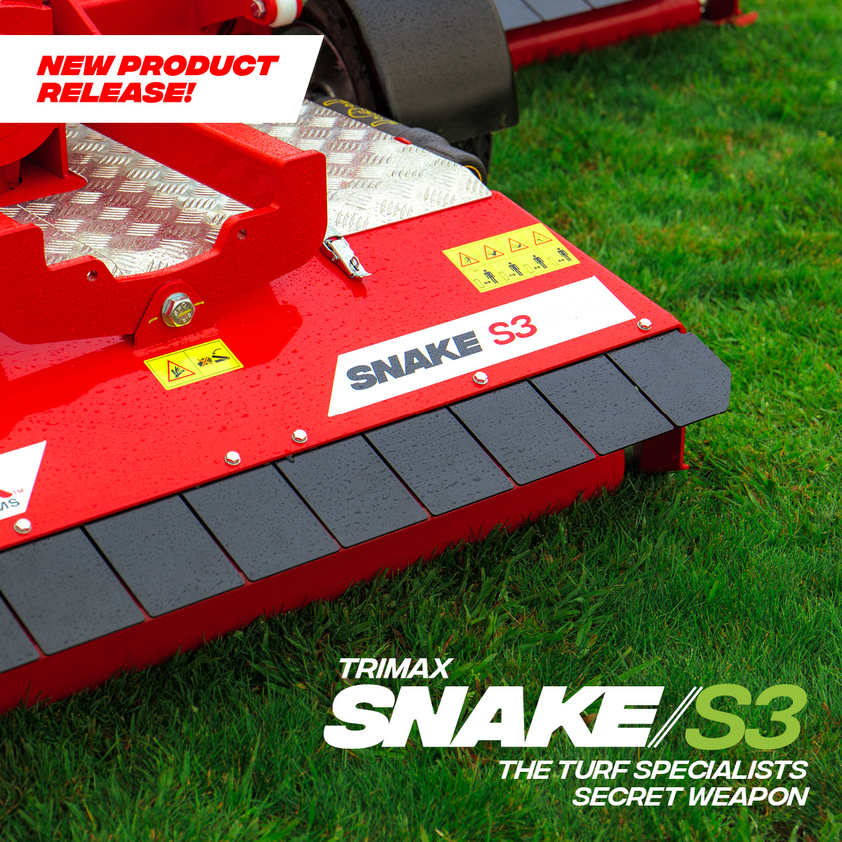 TrimaxMowers's tweet image. Press Release: Introducing the Snake S3 - A Proven Performer, Now Even Better

Read the full press release to get all the details about the development of the Snake Series 3!
trimaxmowers.co/4gvDL09

#PoweringPerformance #Innovation #GlobalRelease