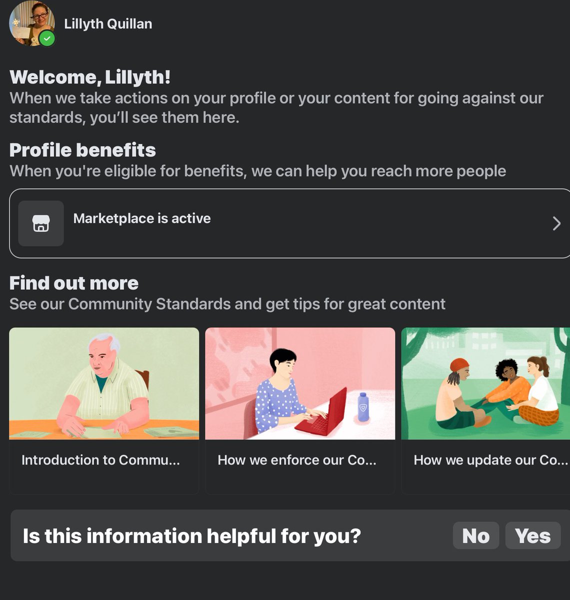 Oh, FFS, <a href="/facebook/">Facebook</a> this is helpful? No surprise. Nothing’s changed since I wrote this in 2020: 

combatingconductdisorder.wordpress.com/2021/01/23/an-… 

Oh wait. No. Something DID change. The member I referenced? KILLED. THEMSELVES. In no small part due to your censorship. 

DO. SOMETHING.

NOW.