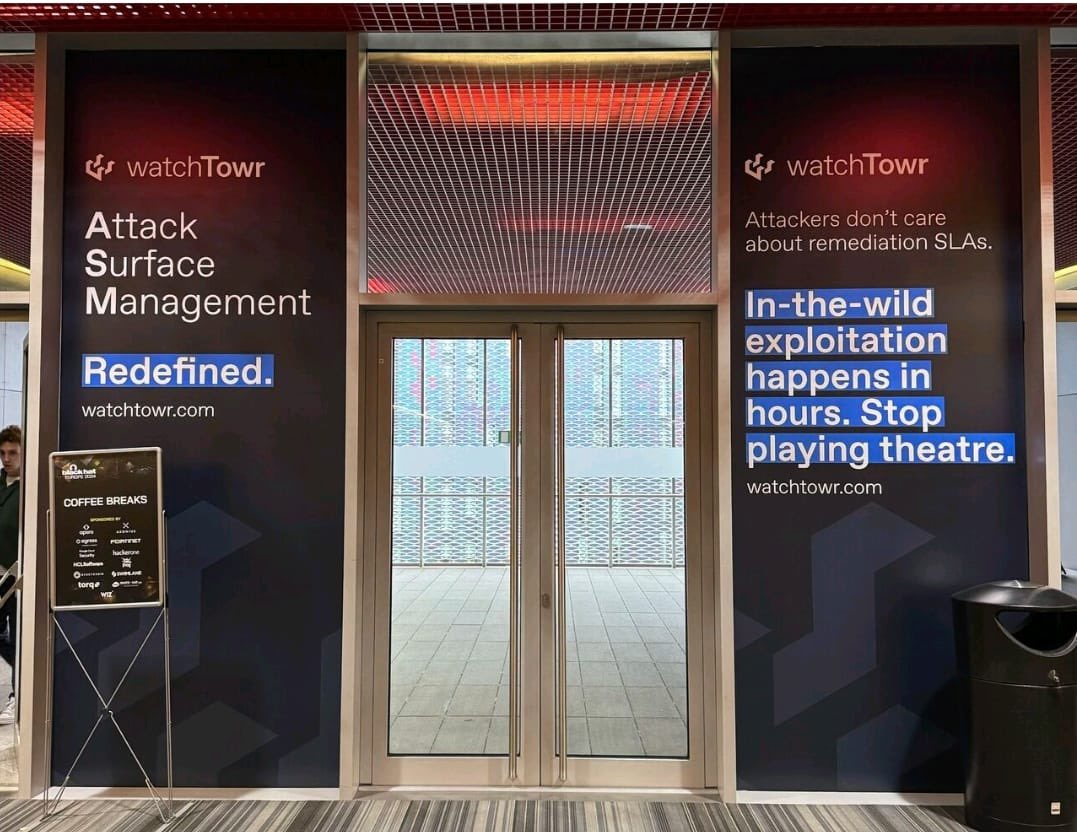 watchtowrcyber's tweet photo. we had a blast at #blackhatEU last week; and a sincere thanks to everyone that came to discuss our research ๐๐ผ we were overwhelmed by the feedback and support ๐ฅฒ https://t.co/eMUuw6SJM5