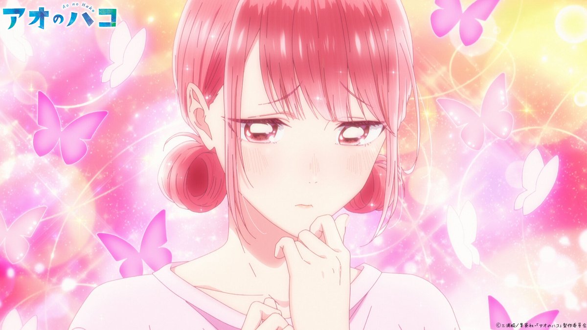 aonohako_PR's tweet photo. 毎月17日は #雛の日 ！🎀

雛のベストショット📸を集めてみました✨

#アオのハコ #アニハコ https://t.co/si0USWH0oJ