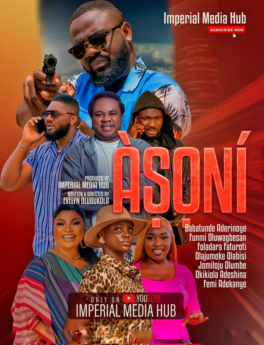 _Imperial_Media's tweet photo. NEWMOVIEPOSTER ⚠️

"After a couple of assassination attempts, Mama Dolupo hires Farooq, a grieving bodyguard... Will his own loss be his ally or his doom???"

#nollywood #newmovie 

ÀṢỌNÍ is showing next on Imperial Media Hub YouTube ▶️ 

Subscribe now to enjoy!!!! https://t.co/z9y4lOotCH