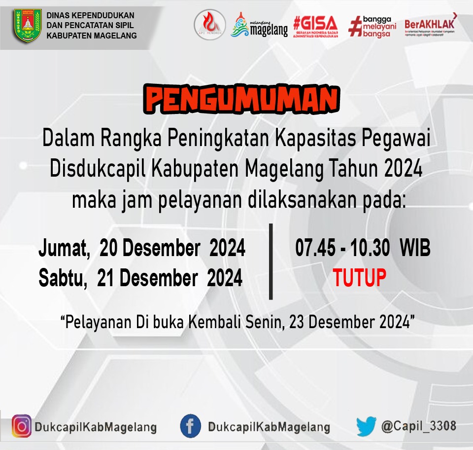 Disdukcapil Kab Magelang (@capil_3308) on Twitter photo 