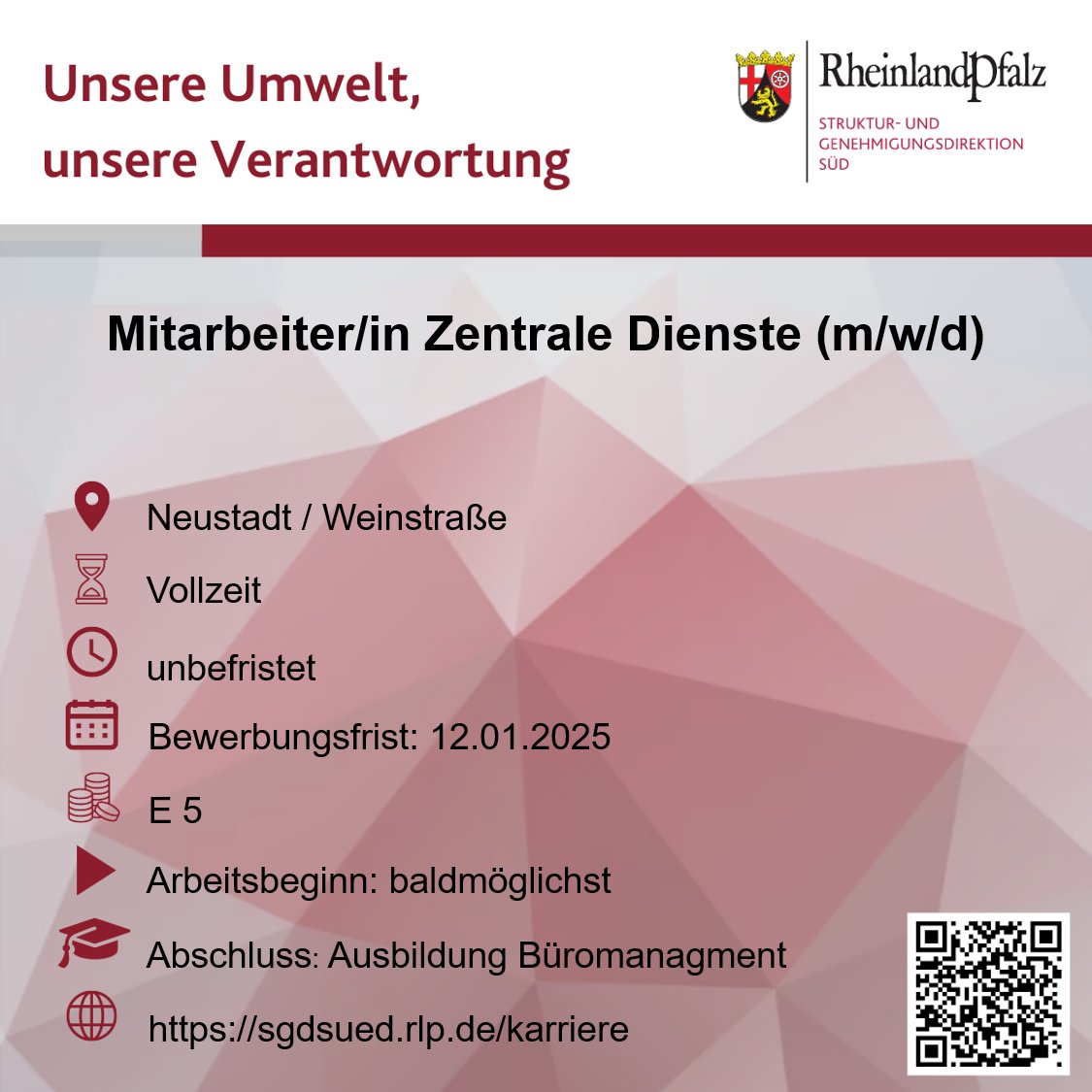 Struktur- und Genehmigungsdirektion Süd tweet media