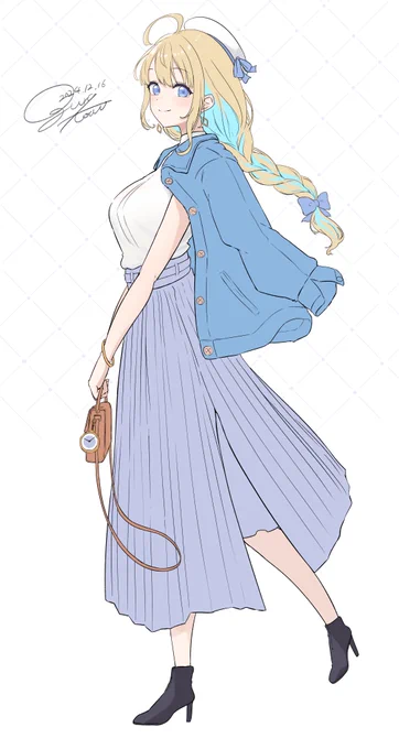 うちの娘 私服ver.#ハーネルグウ展#自夕帳 