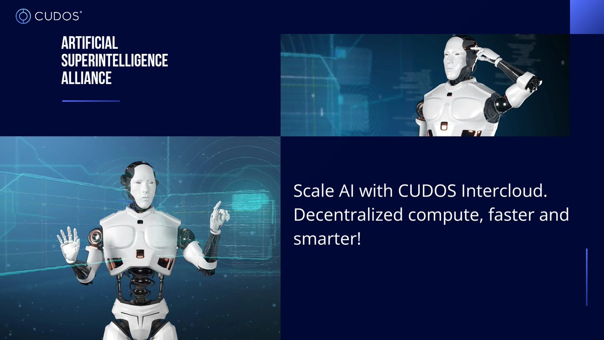 cudosDaily's tweet photo. 1/ AI agents are transforming the world, but they need scalable,and decentralized computing to keep up. That’s where @CUDOS_ Intercloud comes in!
#CUDOS #AIAgent #BTC #ETH #BNB https://t.co/jtOPYyOV6a