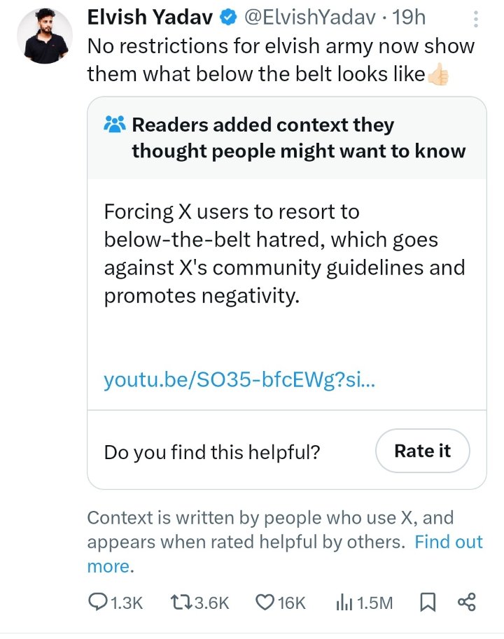 Happy_souL4's tweet photo. So #ElvishYadav removed the post in which he encouraged his fans to morph and abuse slayy point creators after he got cooked by the community notes 😭 #SlayyPoint https://t.co/kdbLHX8PoU