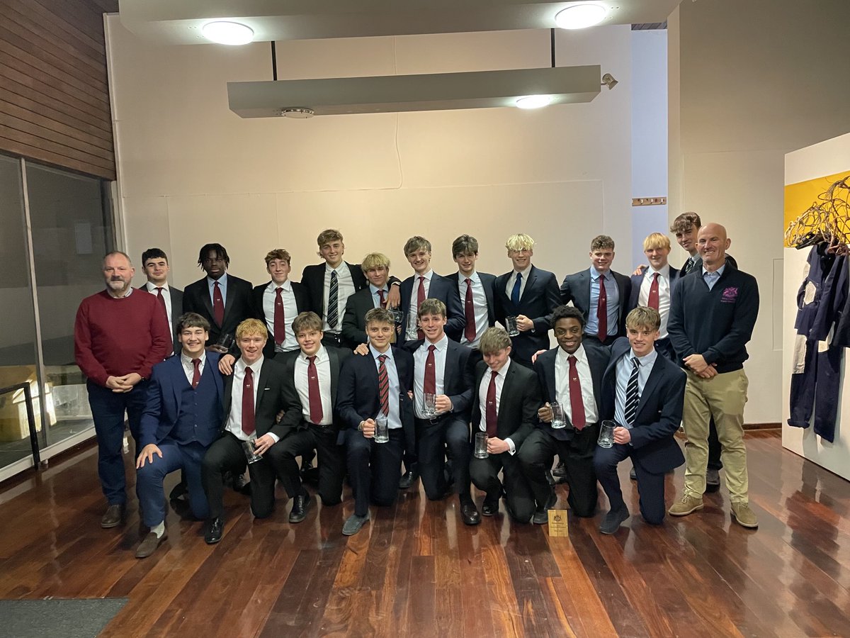 Really great senior rugby end of season dinner last night with leavers and award winners picking up well deserved accolades.