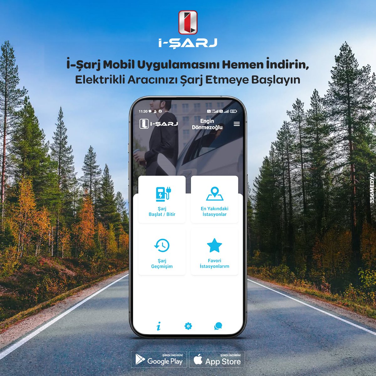 isarj_tr's tweet photo. 🔋 i-Şarj Mobil Uygulaması ile Şarj Etmek Artık Çok Kolay! 🚗⚡
Elektrikli aracınızı şarj etmek için tek yapmanız gereken i-Şarj mobil uygulamasını indirmek!
📲 Hemen indirin, istasyonlarımızı keşfedin ve aracınızı hızlıca şarj etmeye başlayın. https://t.co/TexXD1OSPv