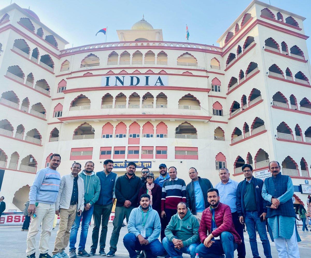 BISA__India's tweet photo. Last week, our #CAtraining participants had the opportunity to explore the rich culture and heritage of Punjab. Taking a break from the training, they visited the Golden Temple and Wagah Border in Amritsar. https://t.co/YyiU2Xz98T