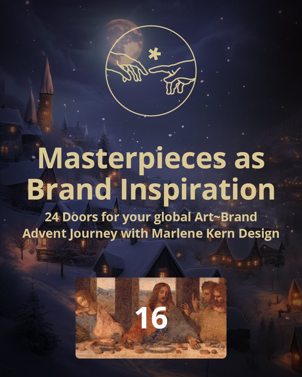 🌲✨ Masterpieces as Brand Inspiration ✨🌲 16th Door – Your Google Setup ✨ “Order is half life.” Aristotle - Discover how Leonardo da Vinci's masterpiece "The Last Supper" can inspire your art brand to limitless growth! 🎨💡 marlenekerndesign.de/en/advent-mast…