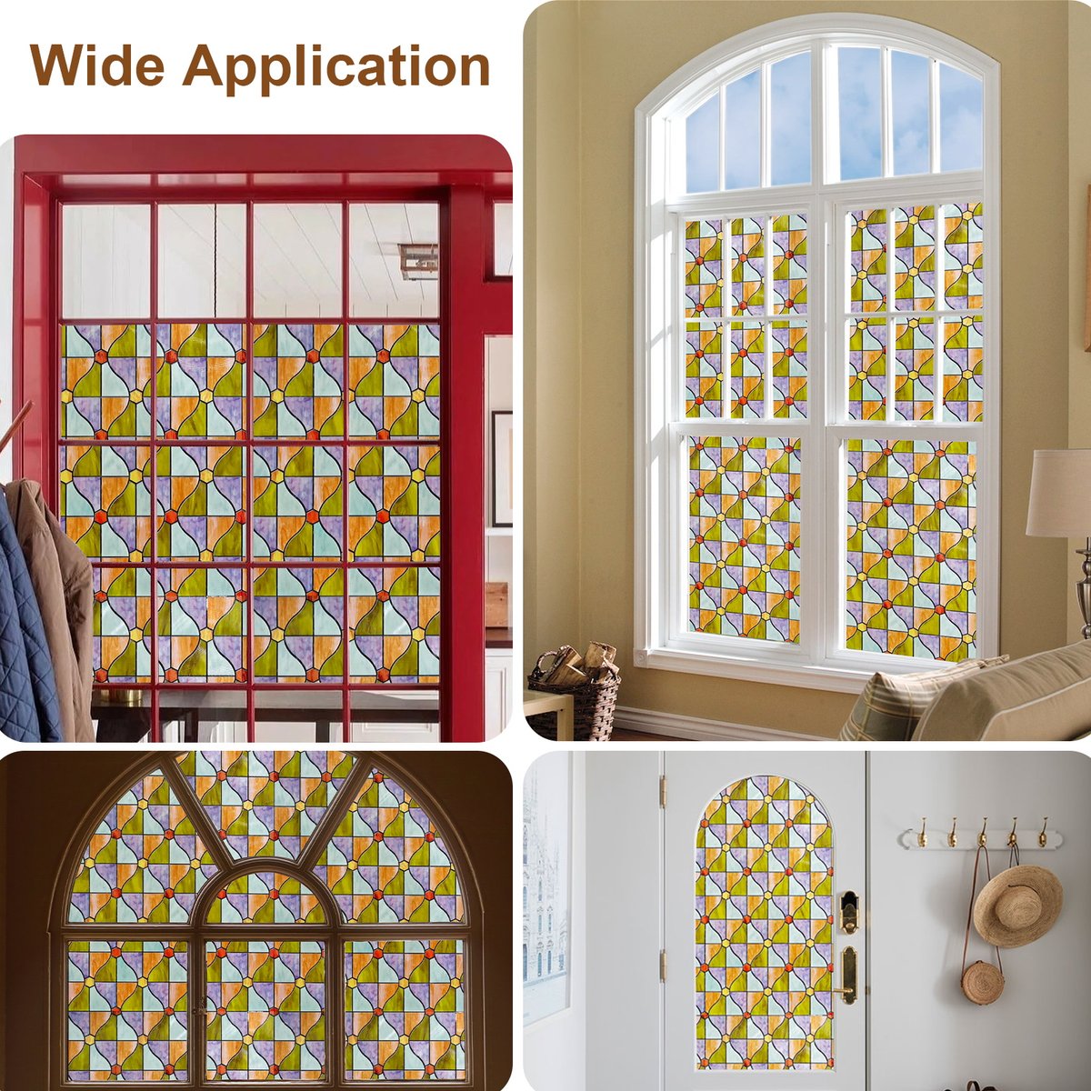 Fancyfix16015's tweet image. Block UV rays while enhancing your home’s look! ☀️🌈 Our films offer decorative charm and sun protection all in one.
#FancyFix #StainedGlassWindowFilm #HomeImprovement #PrivacyAndStyle #DIYDecor #WindowTransformation #EasyInstallation
