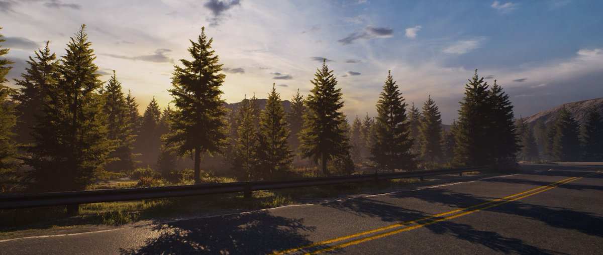 rolkus's tweet photo. I reworked the forest trees, using a different set. These ones don't move but look pretty fantastic.
#DreadRidge #IndieGameDev #UnrealEngine5 https://t.co/KIjJediNag