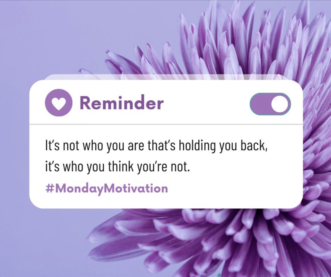 rag_social's tweet photo. What if the only thing holding you back is the story you’re telling yourself?

Take  a moment today to challenge those doubts and remind yourself of all  you’ve already accomplished. 

You are capable, resilient, and stronger  than you think.

This week, focus on shifting your mindset. 

Believe in the person you are and the incredible potential within you. 

#MondayMotivation #fear #SelfLove