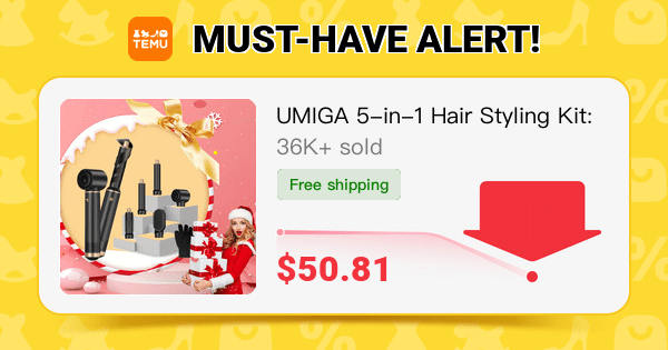 Abla2323's tweet photo. UMIGA 5-in-1 Hair Styling Kit: High-Speed Blow Dryer, Automatic Curler &amp; Straightener with Gloves and Storage Case - Plug-In, 800W
🎉 Coupon price[$50.81]
👉 item link: https://t.co/mCenAgi9DC
⚠️ The discount may vary, please refer to the page display. https://t.co/nUTV1cp6JP