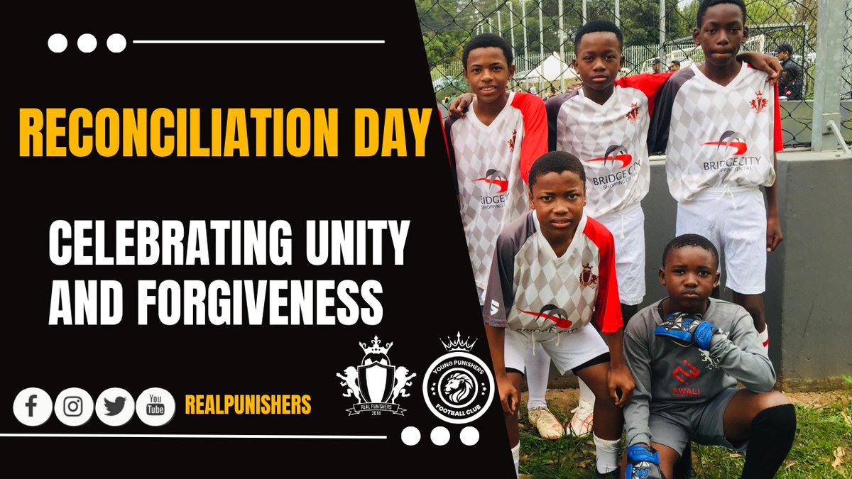 RealPunishers's tweet photo. 𝗛𝗮𝗽𝗽𝘆 𝗥𝗲𝗰𝗼𝗻𝗰𝗶𝗹𝗶𝗮𝘁𝗶𝗼𝗻 𝗗𝗮𝘆 🇿🇦
"Reconstruction goes hand in hand with Reconciliation." - Nelson Mandela
#RP10 #ReconciliationDay #ForzaPunisherSempre🔴⚪️💪 https://t.co/OYeThhJaiE
