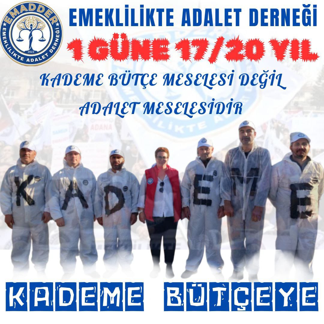 Naz_Ali26's tweet photo. Biz EYT'lilerden,
⚖️ 20 yıl sonra doğmadık, 
⚖️ 20 yıl geç işe başlamadık, 
⚖️ 20 yıl eksik prim ödemedik
Neden 17-20 yıl geç emekli oluyoruz? 
#KademeOlmadanAdaletOlmaz https://t.co/dk2SaLbbmG
