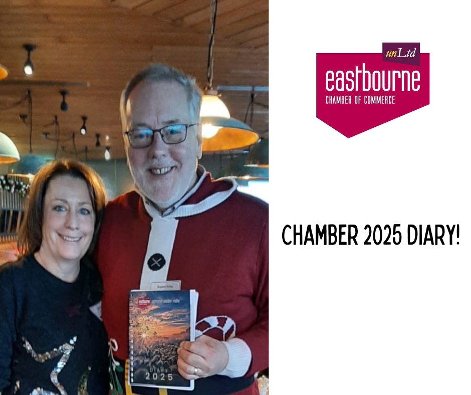 EBChamber's tweet photo. π The Chamber 2025 Diary will be delivered to all members before Christmas! π
πΈ We would like to thank Rupert Kirby for our fabulous front cover!
π€© A big thank you also goes out to @Custard_Design for printing our fantastic diary!
#eastbourne #ebchamber https://t.co/QBq01BOFhA