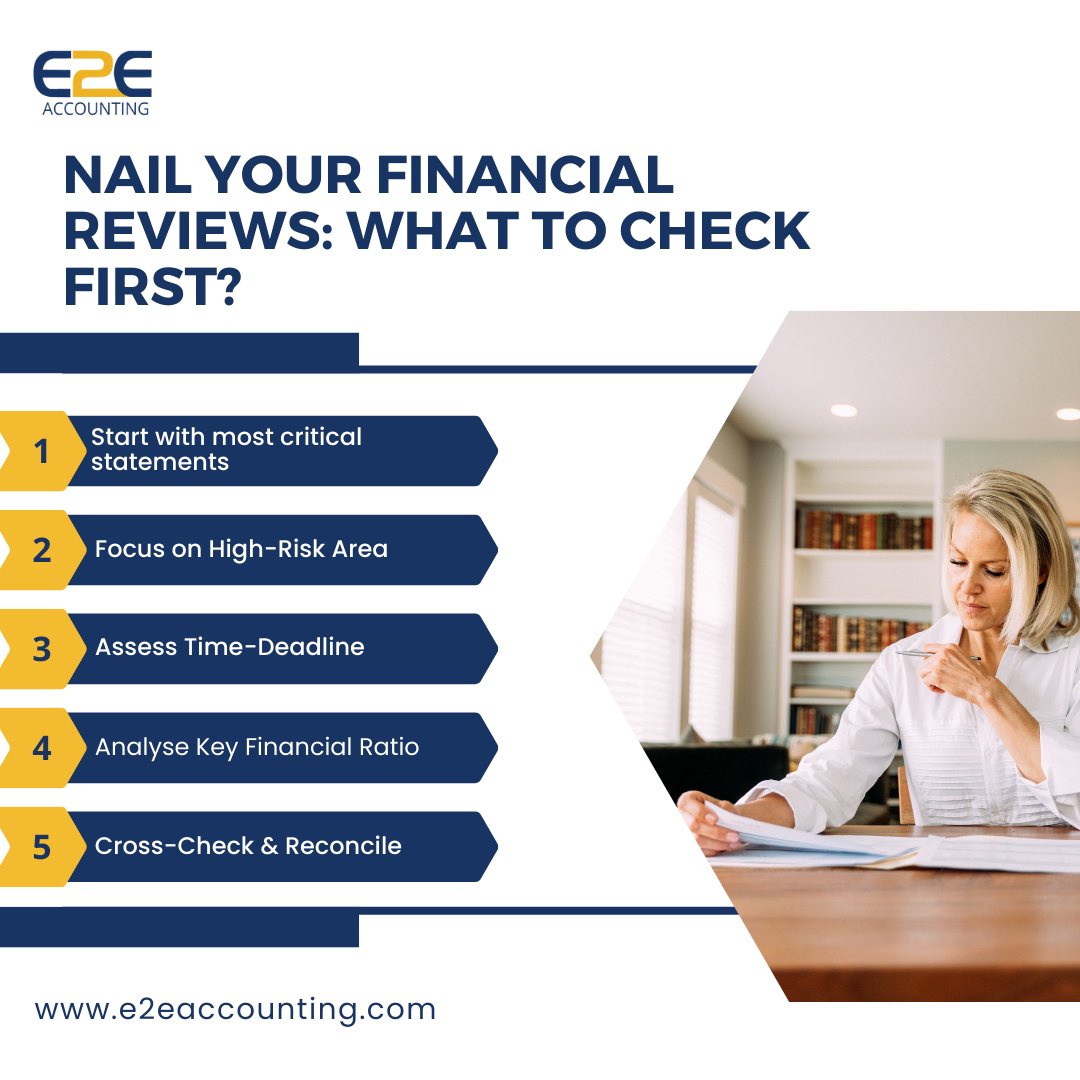 AccountingE2e's tweet photo. Master Your Financial Reviews Like a Pro! 💡

🔑 Take charge of your business finances with these simple yet effective steps. Need professional help? E2E Accounting is here for you!
#financialratios #outsourcedaccounting #timemanagementtips #financialreviews #e2eaccounting https://t.co/zvws0dagBX