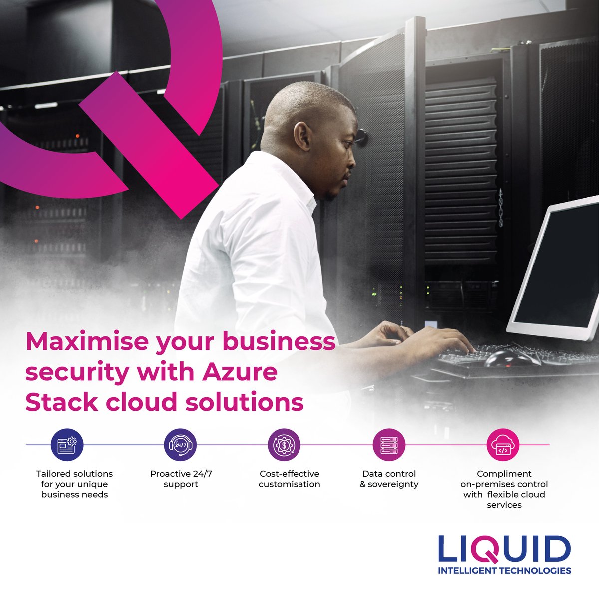 LiquidInTechUG's tweet photo. Are you confident in your businesses’ data security? If not, here is a solution that guarantees you full confidence with flexible on-premises control and sovereignty over your cloud services.

Find out how you can secure your data today, email: Ug-sales@liquid.tech.
#AzureStack https://t.co/ER4XoCwAER