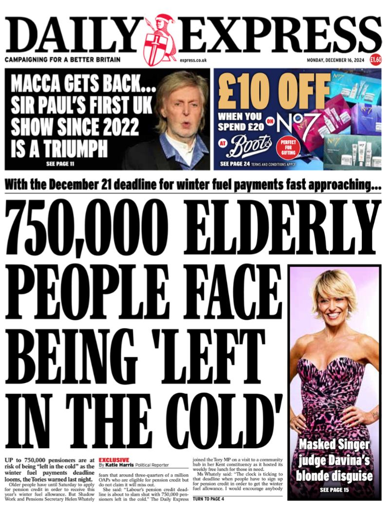 lindadavies56's tweet image. 750,000 ELDERLY PEOPLE FACE BEING LEFT IN THE COLD 🥶
🔴HIDDEN SCANDAL OF HOMELESS WOMEN
.@GovanLawCentre #WinterFuelPayment judicial review permission granted by Lady Hood on 24th October. Time for a Uturn ↩️
#WolfHall #Strictly #WomensRights #CEDAWinLAW #50sWOMEN