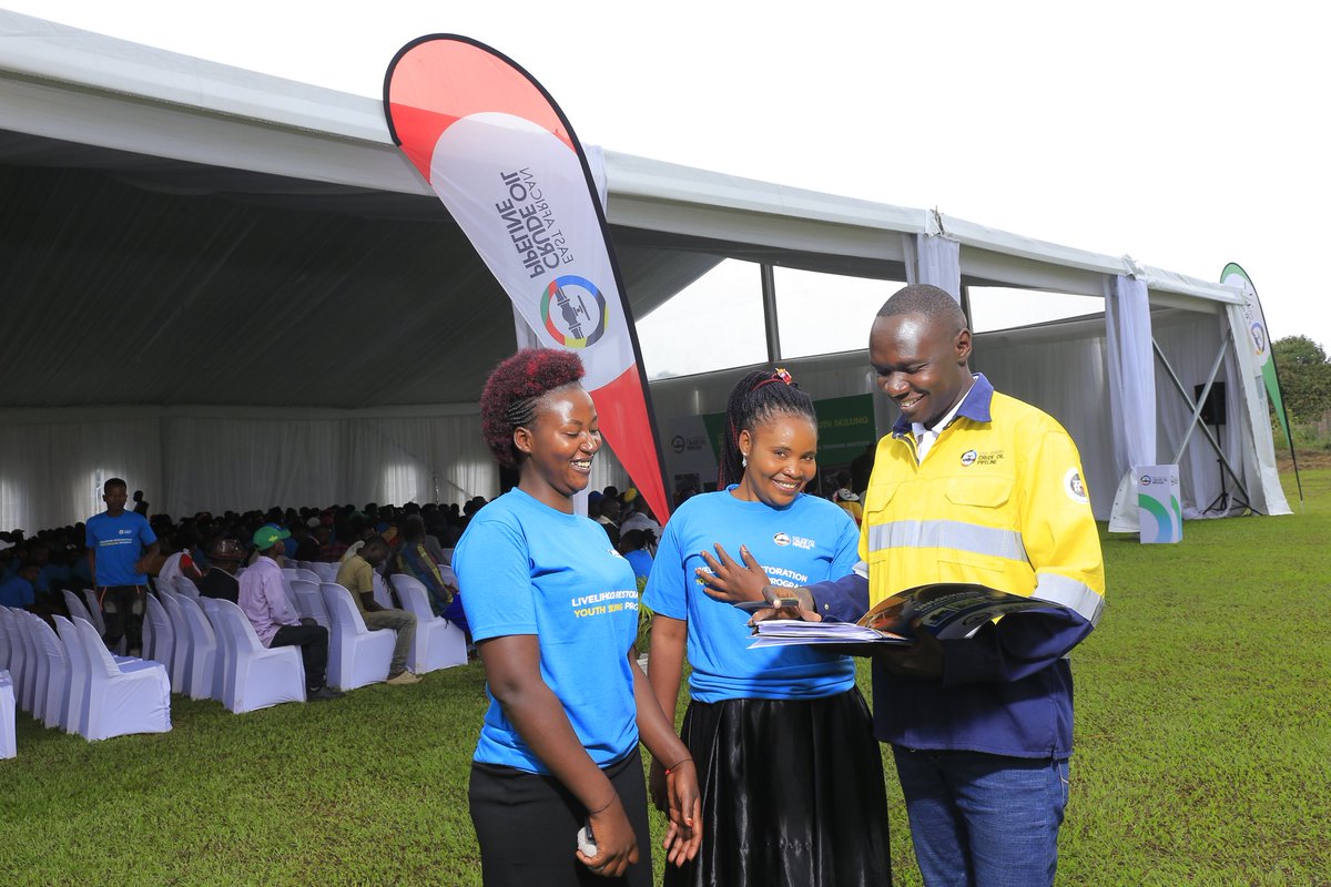 EACOP_'s tweet photo. Happening now!
756 #EACOP-sponsored students are graduating from various institutions. These students have successfully completed three months of vocational training and a one-month internship.
The graduation ceremony is taking place in Kakumiro District, Katikara Subcounty.
#EACOPVTI
#GRADUATION