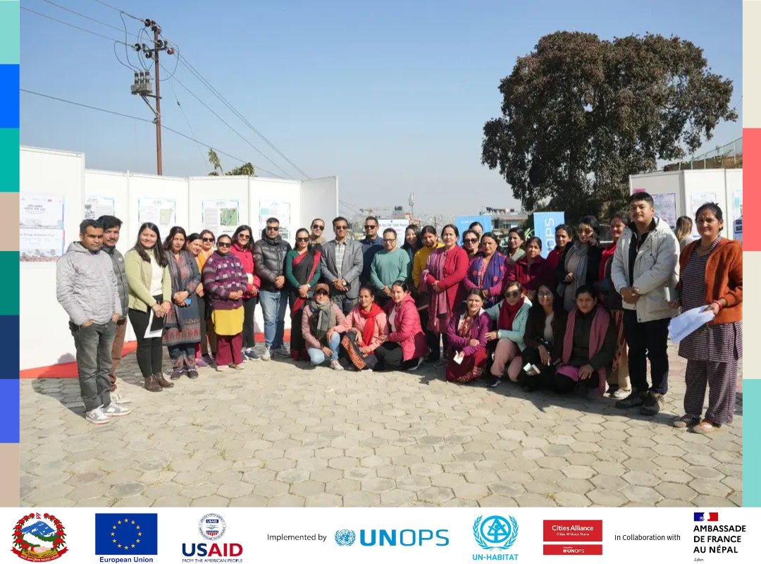 UNOPS_Nepal's tweet photo. Highlights of the 1st day of the exhibition!
Join us in @chandragirimun today to visit #publicopenspace designs for “Park for All”!
#Cities4Women
@EUinNepal @USAIDNepal @FranceInNepal @UNOPS @unhabitatnepal @CitiesAlliance https://t.co/VecvWeZMdI