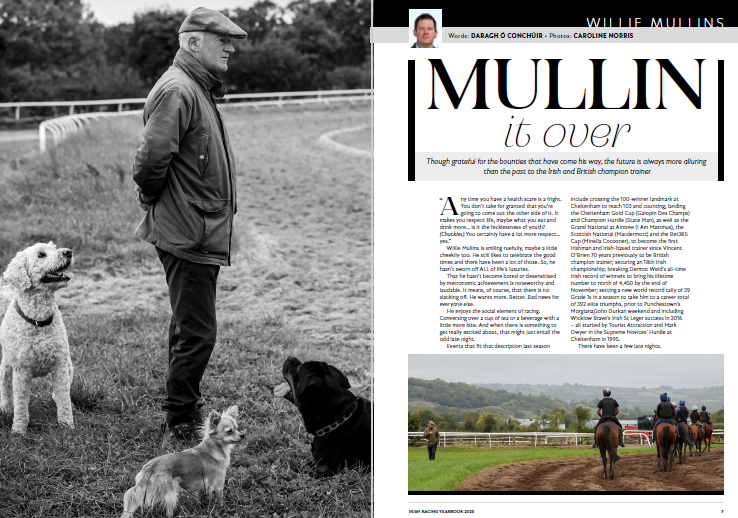 Daragh Ó Conchúir (@rebeldevil71) on Twitter photo My cover feature on <a href="/WillieMullinsNH/">Willie Mullins</a> for <a href="/IRYOfficial/">Irish Racing Yearbook</a> focussed mostly on the management traits that brought the remarkable growth from 5-horse trainer to all-conquering champion. Apposite then, though amazing for #horseracing, that he would be named <a href="/RTEsport/">RTÉ Sport</a> Manager of the Year My cover feature on <a href="/WillieMullinsNH/">Willie Mullins</a> for <a href="/IRYOfficial/">Irish Racing Yearbook</a> focussed mostly on the management traits that brought the remarkable growth from 5-horse trainer to all-conquering champion. Apposite then, though amazing for #horseracing, that he would be named <a href="/RTEsport/">RTÉ Sport</a> Manager of the Year