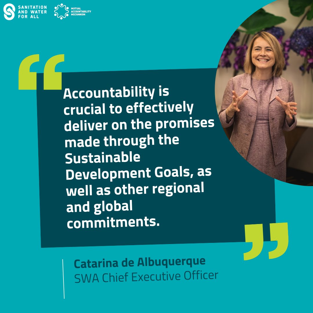 SWA's 2nd Global Accountability Report shows how commitments made through the Mutual Accountability Mechanism have driven collaboration &amp; trust in working toward the #HumanRights to water and sanitation➡ lnkd.in/dQY5cSXC