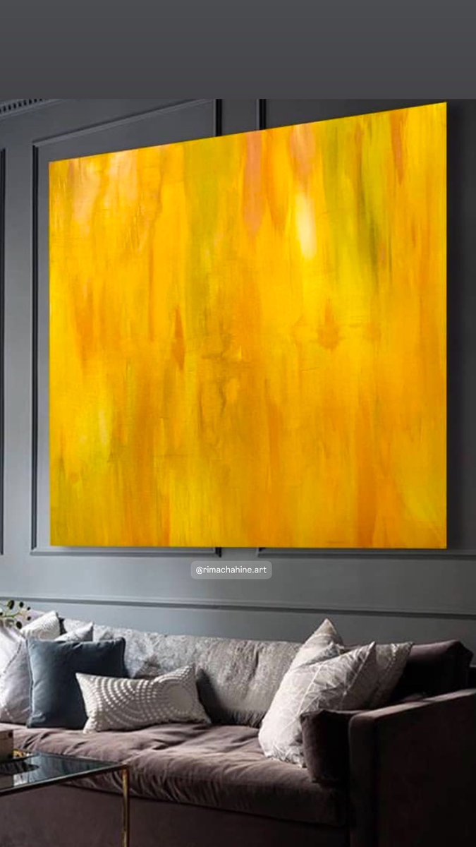 “ Field of Gold“ " In the days still left, we will walk the fields of gold.” ~ Sting /100 x  100 cm on Canvas  Acrylic Colors  Ideal for hotel hallways and luxury villas with neoclassical boutique interior design styles. .
.
.
.
#rimachahineart #painter #artoftheday #painting