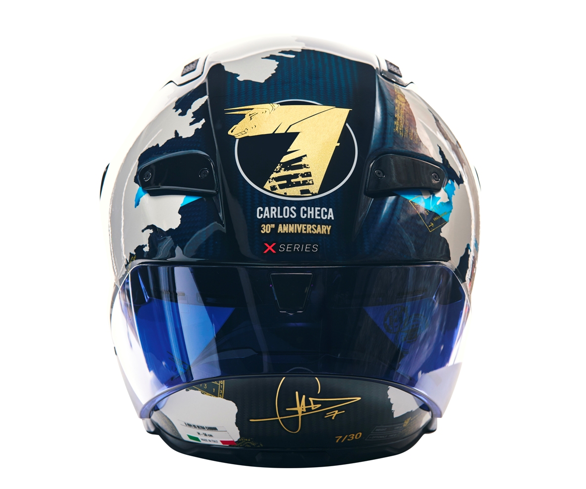 CarlosCheca7's tweet photo. Amigos, amigas!
Me ilusiona explicaros que llega el “Checa 30th Anniversary Limited Edition de @nolan_group !!
#embracetomorrow #redefineyourelegance #nolangroup #nolanhelmet #helmetdesign https://t.co/klKgPsYsDI