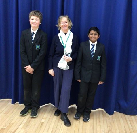 Well done to N and O for presenting to the ENTIRE S1 cohort at assembly! Wonderful speakers! 👏