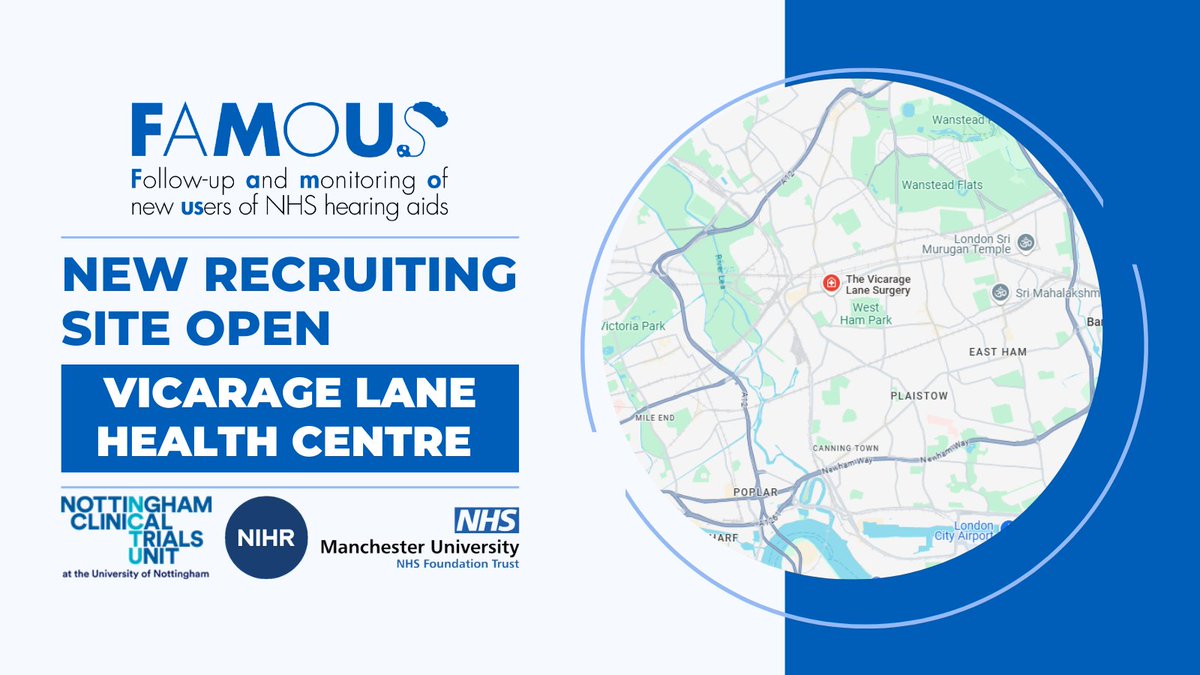 FAMOUS Study (@famous_study_) on Twitter photo Our final study site is opening today and we are over the moon🎉! A warm welcome Vicarage Lane Health Centre <a href="/NHSBartsHealth/">Barts Health</a> to the FAMOUS study! Our final study site is opening today and we are over the moon🎉! A warm welcome Vicarage Lane Health Centre <a href="/NHSBartsHealth/">Barts Health</a> to the FAMOUS study!