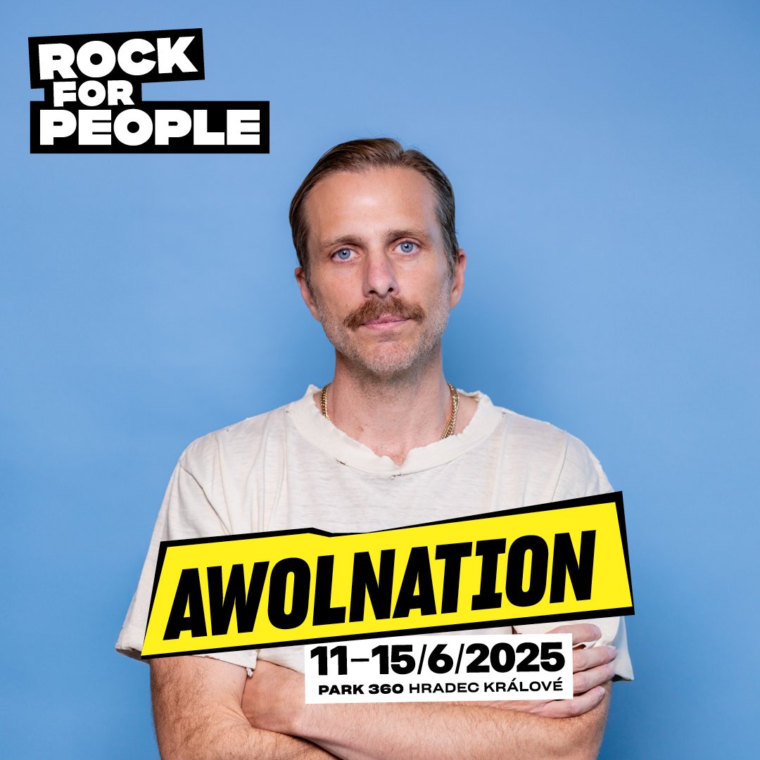 rockforpeople's tweet image. 🎁OZNAMUJEME - @awolnation 

Aaron Bruno, hlavní postava a tvůrčí síla losangeleského projektu Awolnation, strávil většinu posledních dvou desetiletí tím, že řídil loď popové elektroniky a alternativního rocku.

🎟️rockforpeople.cz/cs/tickets/.

 #awolnation #jeduRFP #rockforpeople
