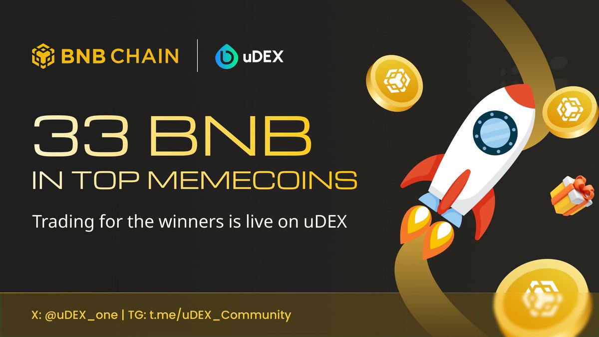 Congratulations to @GOUTCoin, @AICell_World & @hey_malou being listed on  the meme trading bot on @uDEX_one. The memecoins were winners of our  earlier rounds of our Daily Memecoin Airdrop, learn more about this