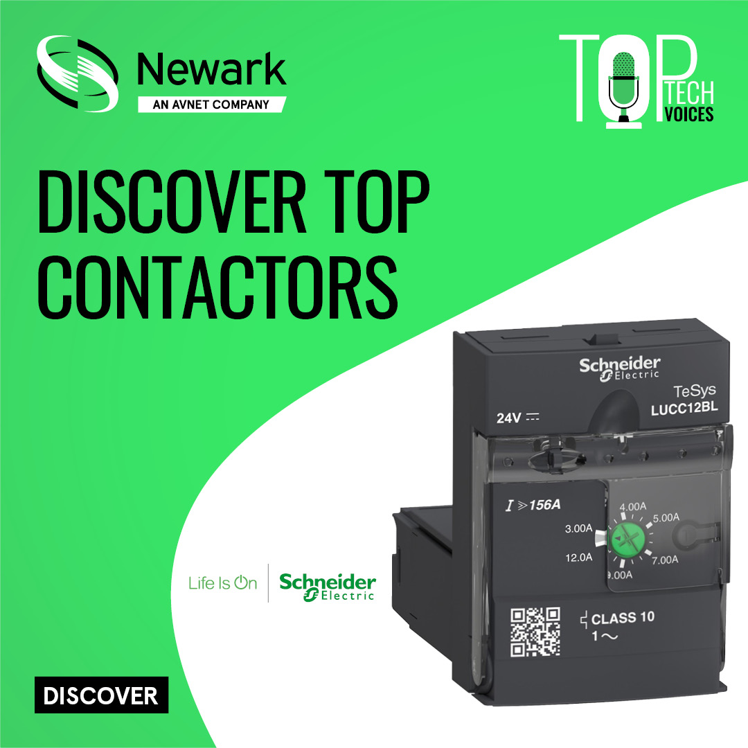 Introducing the TC Deca Contactor from <a href="/SchneiderElec/">Schneider Electric</a> in partnership with #TopTechVoices

The most manufactured contactor in the world. Reliable and robust for a faster machine time-to-market! Find out more here: bit.ly/3ZNW6j5