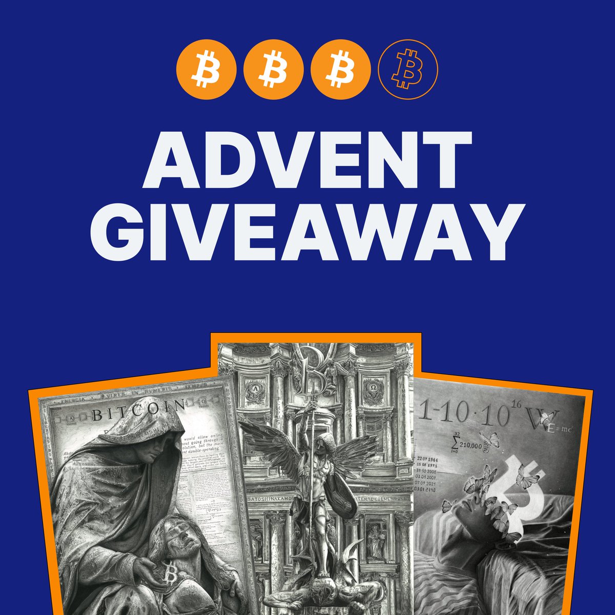 Relai 🇨🇭 (@relai_app) on Twitter photo 🎁CHRISTMAS GIVEAWAY!🎁
For the 3/4 advent, we're giving away 3 high-quality prints from <a href="/bitcoin__apex/">Bitcoin_apex</a>!🎁
To enter the giveaway:
🔁Retweet this post and follow <a href="/bitcoin__apex/">Bitcoin_apex</a> 
📕Tell us to who you will gift it to
The winner will be chosen randomly tomorrow. 
Good luck! 🍀 🎁CHRISTMAS GIVEAWAY!🎁
For the 3/4 advent, we're giving away 3 high-quality prints from <a href="/bitcoin__apex/">Bitcoin_apex</a>!🎁
To enter the giveaway:
🔁Retweet this post and follow <a href="/bitcoin__apex/">Bitcoin_apex</a> 
📕Tell us to who you will gift it to
The winner will be chosen randomly tomorrow. 
Good luck! 🍀