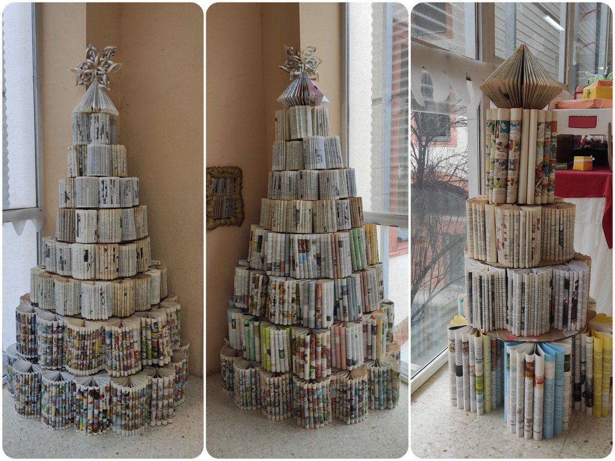 A l'escola ens costa fer esporga dels llibres vells de la biblioteca, i per això els hem volgut aprofitar per decorar el centre!
#bibliotecaescolar
