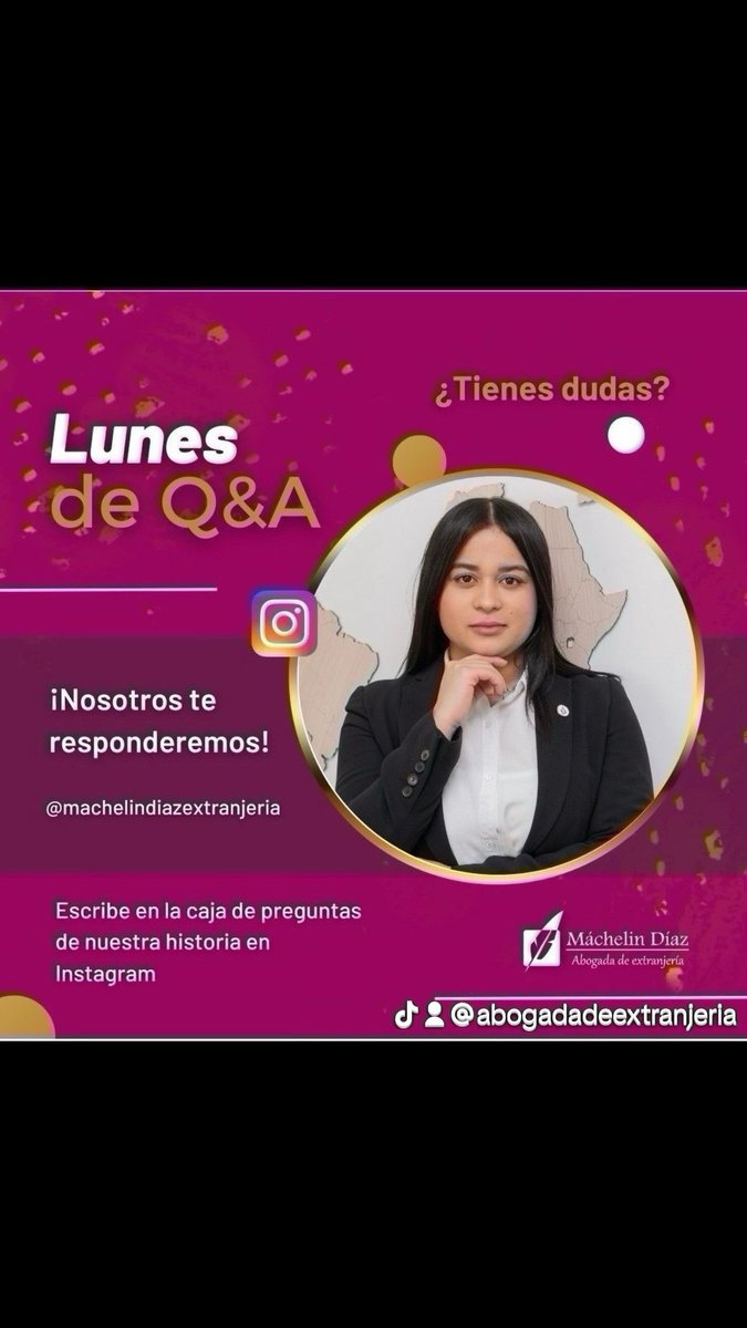 Pregunta lo que quieras! ❓ Estaré en la caja de preguntas en Instagram 📨. ¡Haz tu pregunta ahora! 📲 [instagram.com/machelindiazex…]