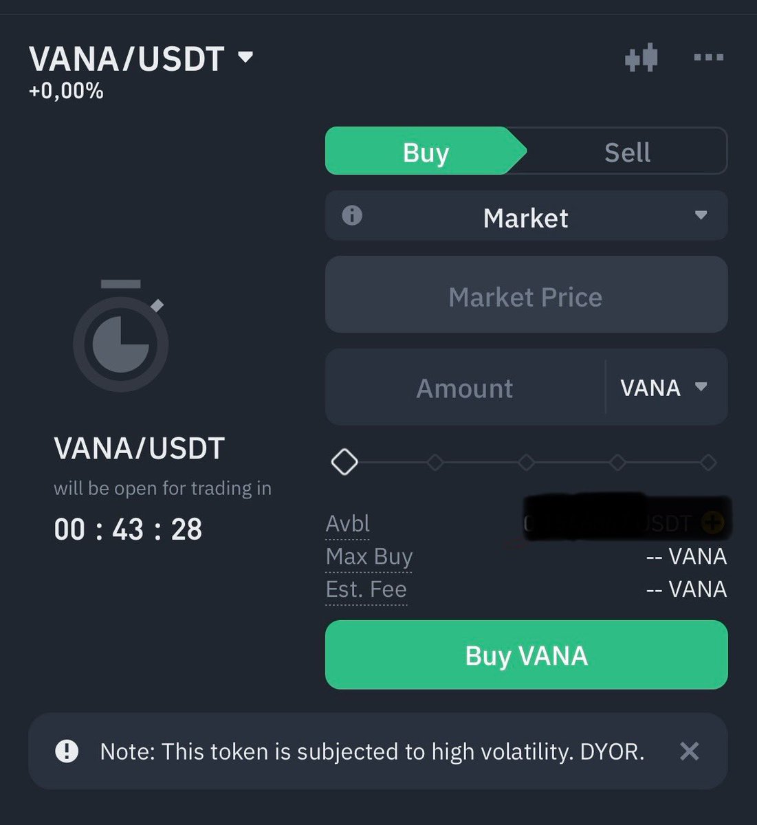 GM! $VANA is listing today on Binance through binance launchpad: My price  prediction ar the end: What is $VANA? Vana is a layer-1 blockchain that  integrates EVM compatibility, aiming to return ownership