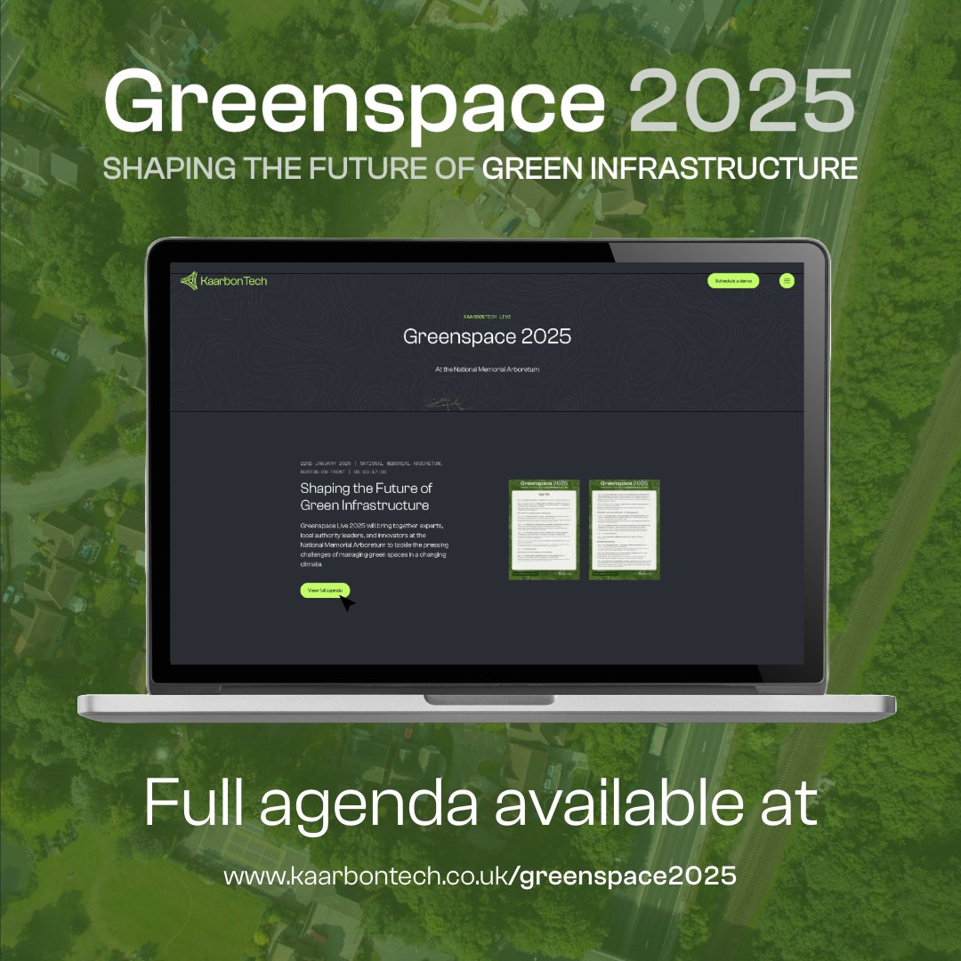 Speakers are confirmed for #Greenspace2025 from <a href="/transportgovuk/">Department for Transport</a>, <a href="/kewgardens/">KewGardens</a>, <a href="/StaffordshireCC/">Staffordshire County Council</a>, <a href="/sgloscouncil/">South Glos Council</a>, <a href="/GreenFlagAward/">GreenFlagAward</a> and <a href="/TreeResearch_UK/">Tree Management Research Group</a> . Full agenda available at kaarbontech.co.uk/greenspace2025
Join us for this once a year opportunity to network, share best practice and gain
