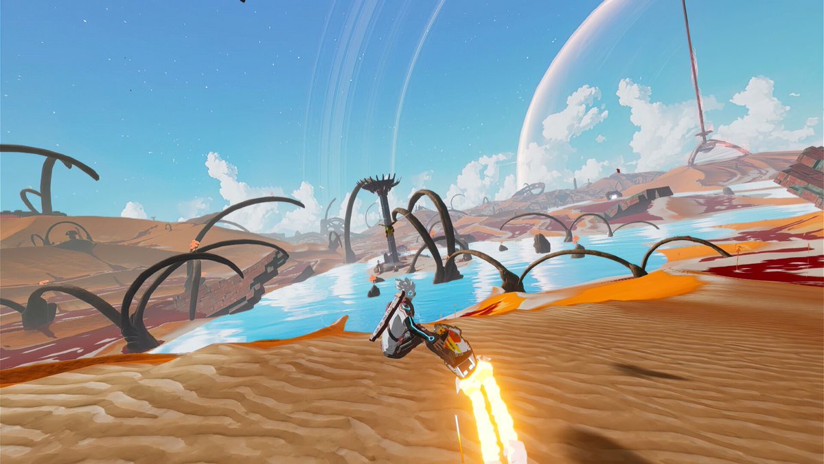 TesuraGames's tweet photo. ¡Formas de transporte molonas en videojuegos! 💨
Empezamos nosotros:

🛹💨✨ Hoverboard en #StarOverdrive https://t.co/FxC9ZZzJh3