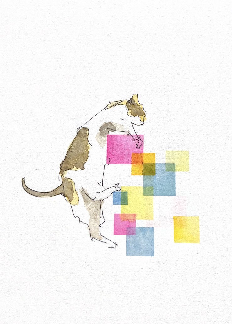 murofushi_'s tweet photo. #水彩画　#イラスト　#絵　#watercolor #猫 https://t.co/5rv58hq2JR