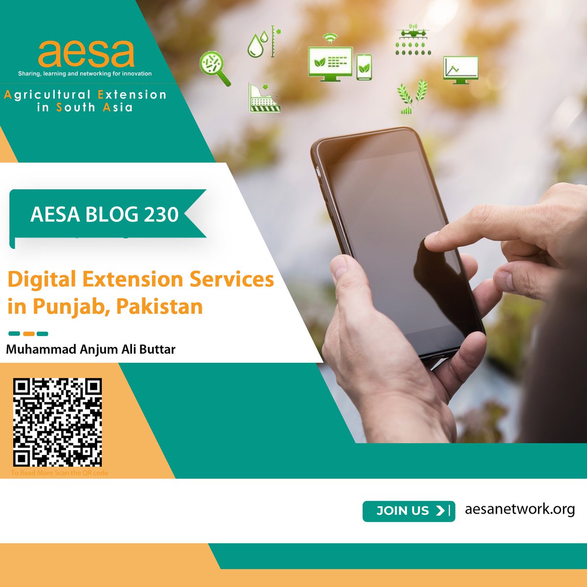 Agricultural Extension in South Asia (AESA) (@aesa_network) on Twitter photo #AESABlog
Empowering Farmers Through Digital Innovation in Punjab, Pakistan 🌱
In this latest blog, <a href="/anjubuttar/">Muhammad Anjum Ali Buttar</a> explores: How mobile-based platforms are revolutionizing agricultural extension services.
Read more: aesanetwork.org/digital-extens… #AESABlog
Empowering Farmers Through Digital Innovation in Punjab, Pakistan 🌱
In this latest blog, <a href="/anjubuttar/">Muhammad Anjum Ali Buttar</a> explores: How mobile-based platforms are revolutionizing agricultural extension services.
Read more: aesanetwork.org/digital-extens…
