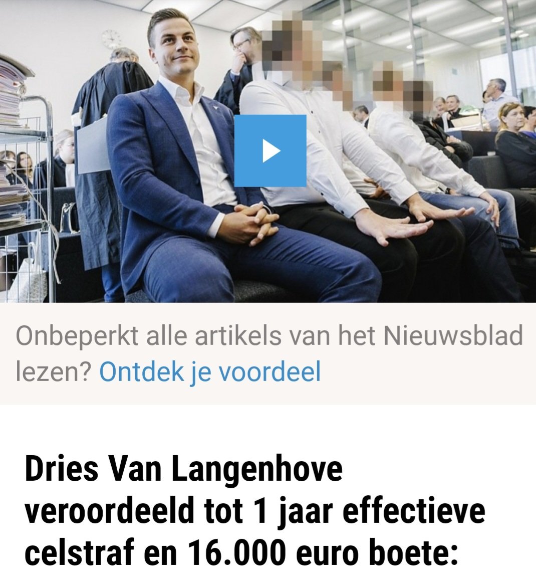 RClybouw's tweet photo. 1 jaar cel en 16.000€ boete voor smakeloze grappen... Versus geen celstraf en 4.000€ boete voor de smerigste pedofilie. https://t.co/mKZxPRYd40
