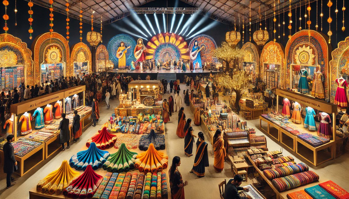 marpuvastundi's tweet image. Minister @Tummala_INC  inaugurated the 15-day All India Crafts #Mela-2024 at #Shilparamam, Madhapur. The exhibition showcases a wide range of handloom and craft products from #Telangana.Classical artists from Austin, Dubai,Richmond,Atlanta, and more will also perform at the mela